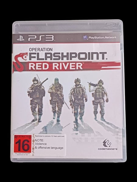 Operation FlashPoint Red River PS3 * Mint * complete Carousel 1