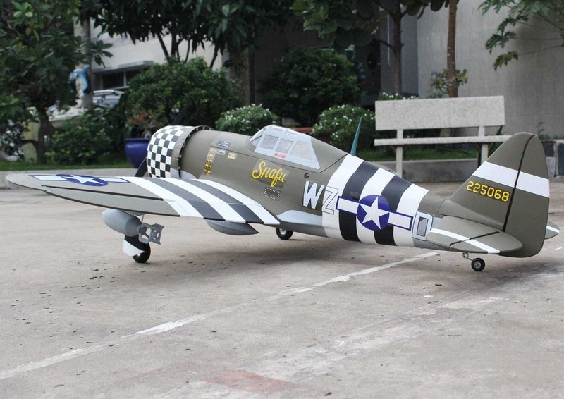 Seagull Models ( SG-Models ) P-47G Thunderbolt "Snafu 63" 20cc with electric ... Carousel 2