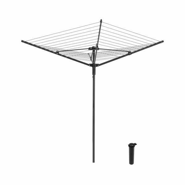 10 Line Clothesline Clothes Airer Drying Rack Laundry Dryer Carousel 1
