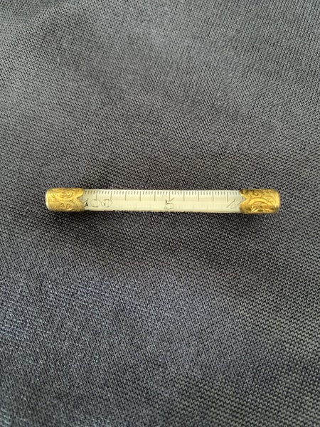 Antique 9ct gold thermometer brooch Carousel 1
