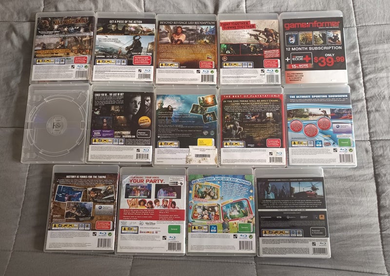 41 X PS3 Games Bulk lot Carousel 9