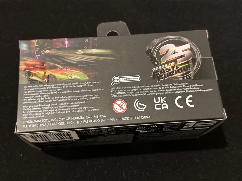 1:32 Brian's Toyota Supra Jada Fast and Furious Carousel 2