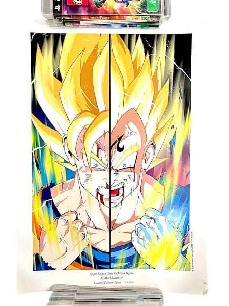 Dragon Ball Z Super Saiyan Poster (Split Art) Carousel 1