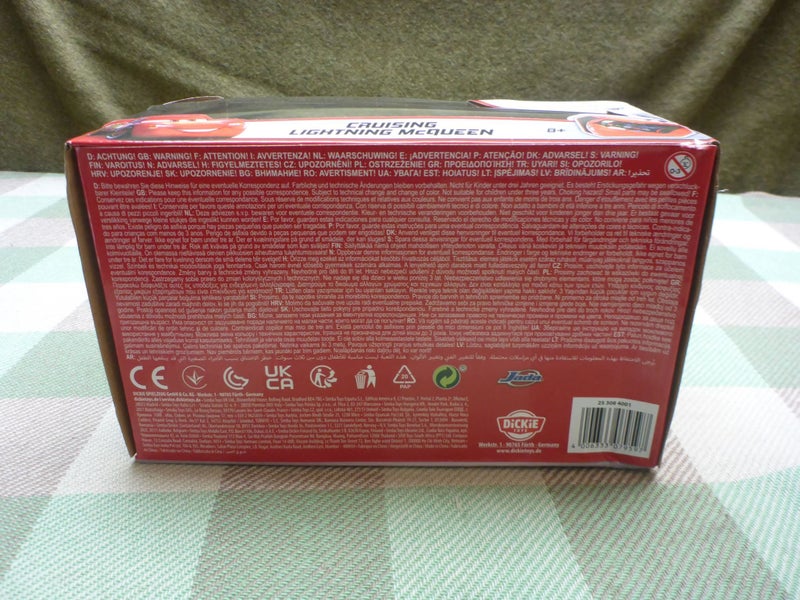 Unopened Jada Toy Diecast Model Car Disney Cars Movie Cruising Lightning McQueen Carousel 7