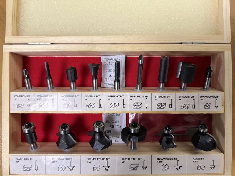 ROUTER BIT SET Carousel 1