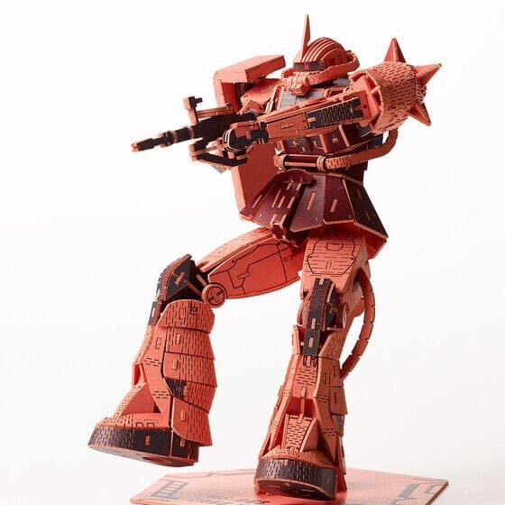 [si-gu-mi PRO] GUNDAM MS-06S ZAKU-II Paper Puzzle Carousel 1