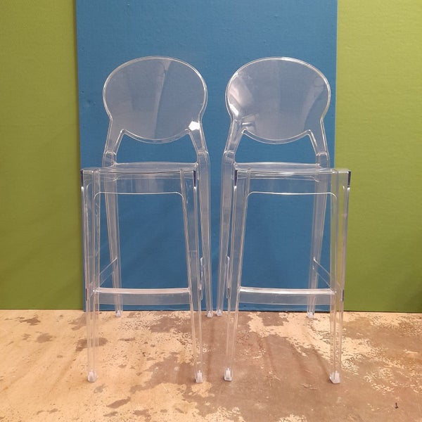 S.Cab Italian igloo polycarbonate bar stools - so chic Carousel 1