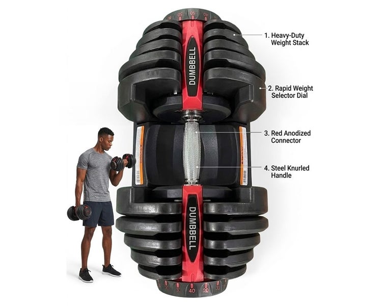 Adjustable Dumbbell (OVER STOCKED) Carousel 2