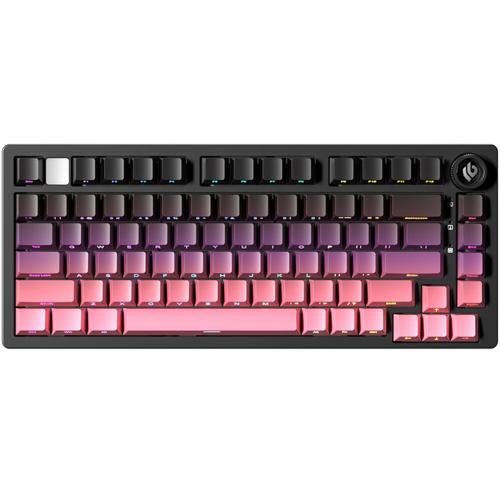 LEOBOG Hi75c PRO 75% Tri-mode Mechanical Keyboard - Black Pink Aluminium Alloy Carousel 1