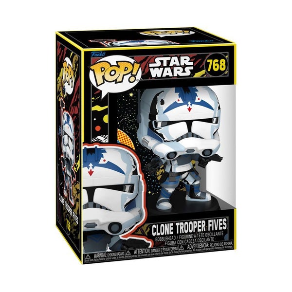 Star Wars: The Clone Wars - Fives (Retro) Pop! Vinyl Carousel 2