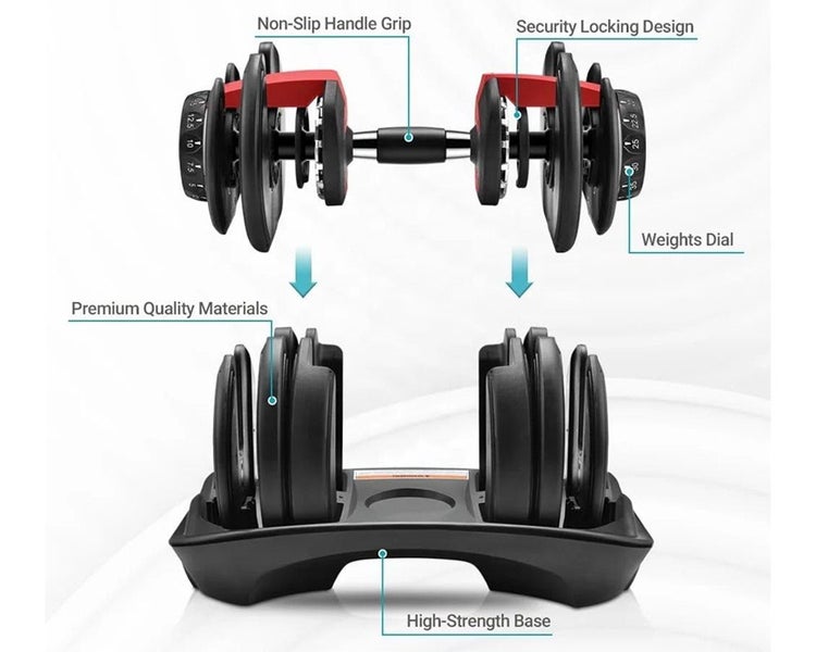 Adjustable Dumbbell (OVER STOCKED) Carousel 8