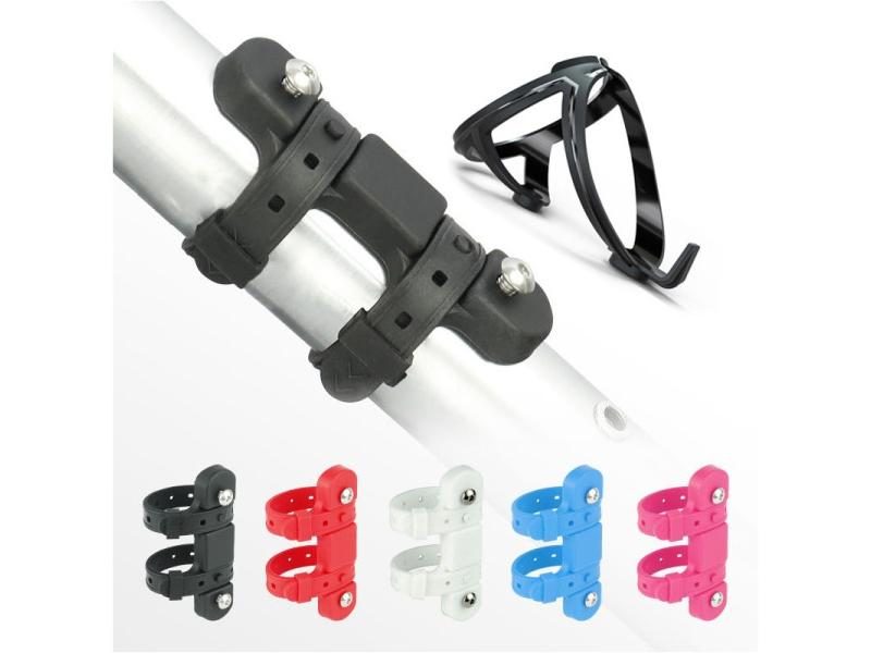 Silicone Non-slip Bicycle Water Bottle Holder Mount Adapter Carousel 2