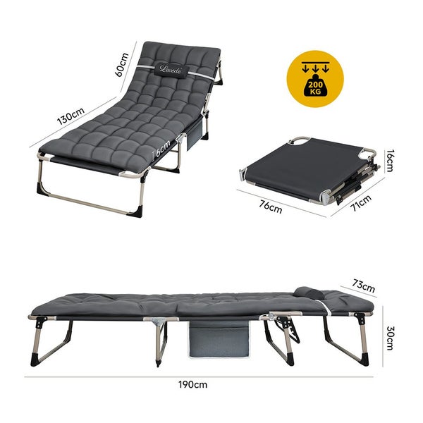 Levede Folding Camping Bed Cots Carousel 2