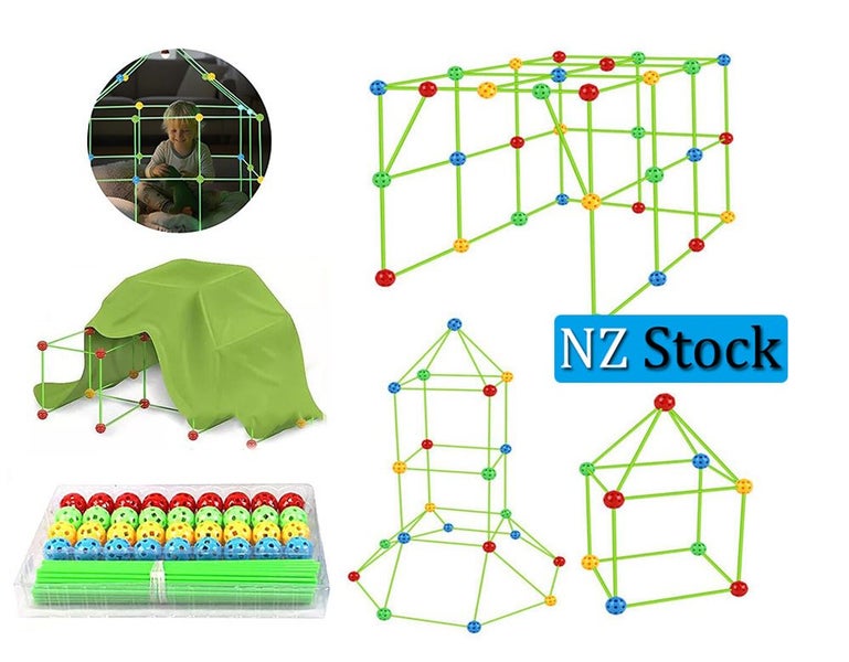 Kids Construction Fort Building Kit NZ Clearance Carousel 1