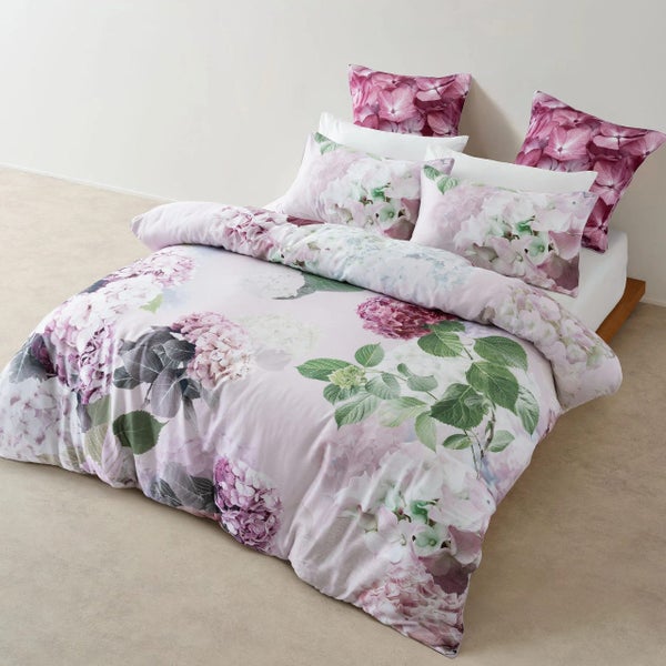 Thea Plum Duvet Cover Set by Linen House Carousel 1