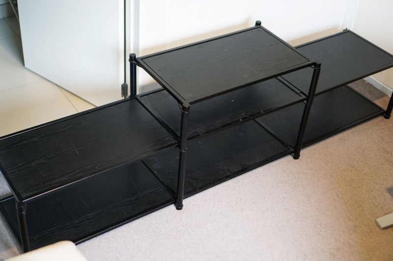 Large Audio/Video Entertainment Unit Rack - Can be L-shaped Carousel 1