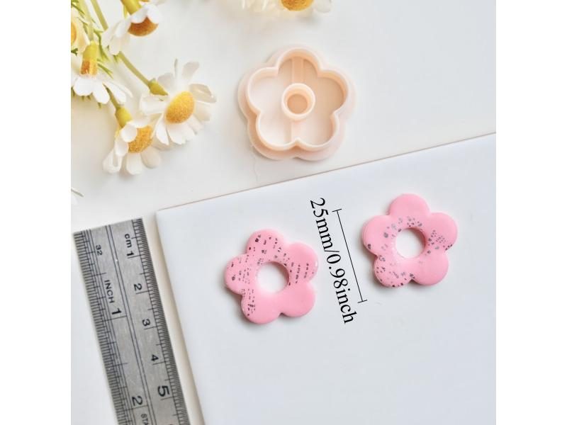 Polymer Clay Earring Cutters For Jewelry Making Daisy Rose Molds Carousel 1