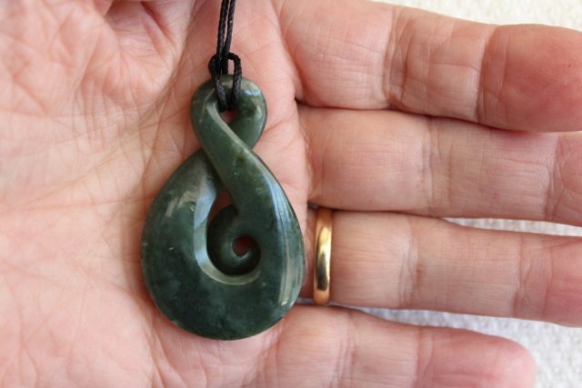 BEAUTIFUL KORU-TWIST ** INANGA FLOWER POUNAMU ** #47 Carousel 2