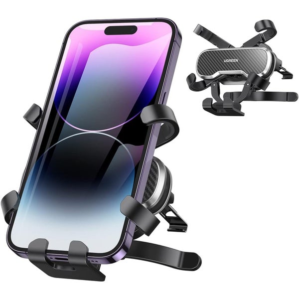 UGREEN Gravity Drive LP228 Air Vent Car Mount Phone Holder with Arc-Shaped Carousel 2