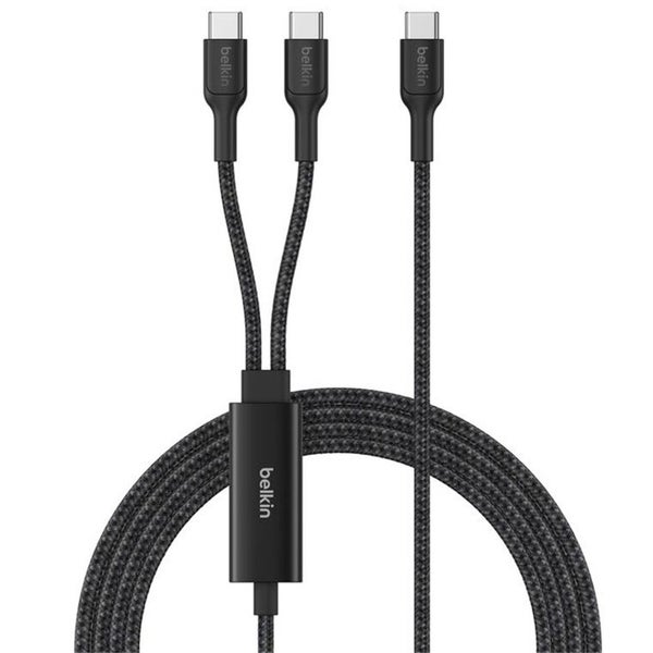 Belkin BoostCharge Pro 140W Dual USB-C to C Cable - Black -1.5M (Black) Carousel 2