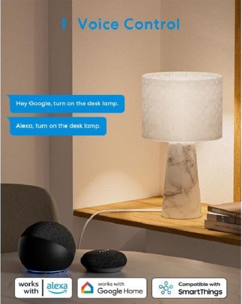 meross Mini Smart Plug with Energy Monitor, 10A 2 Pack Carousel 2