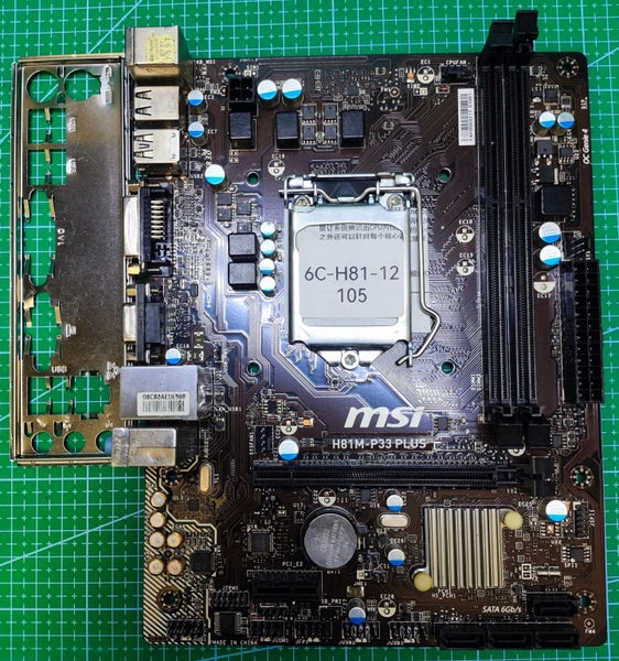 MSI H81 Motherboard # LGA 1150 Intel 4Gen 5Gen / B85 Q87 H97 Z97 Carousel 1