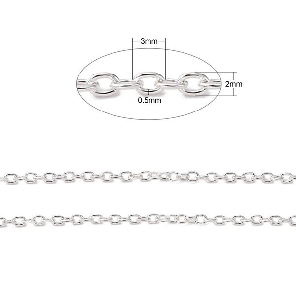 1M Silver Iron Cable Chain Carousel 2
