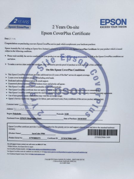 Epson P906 17" Professional Photo and Fine Art Printer + Full Set of Inks Carousel 11