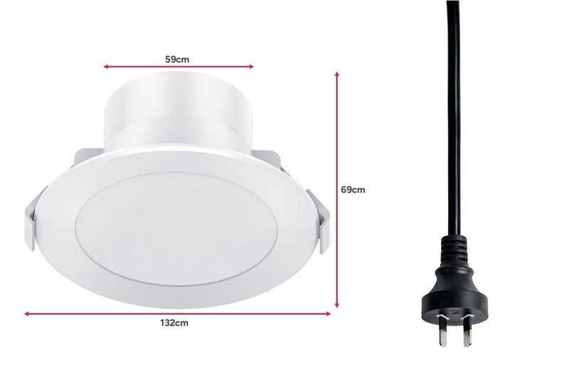 Kogan SmarterHome™ Smart RGB+CCT Bluetooth Mesh Dimmable LED Downlight Carousel 9