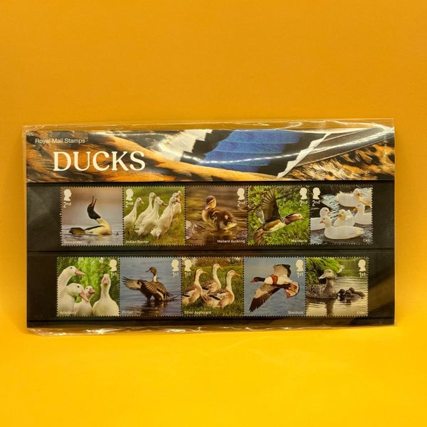 Royal Mail Ducks Stamp Presentation Pack Carousel 1