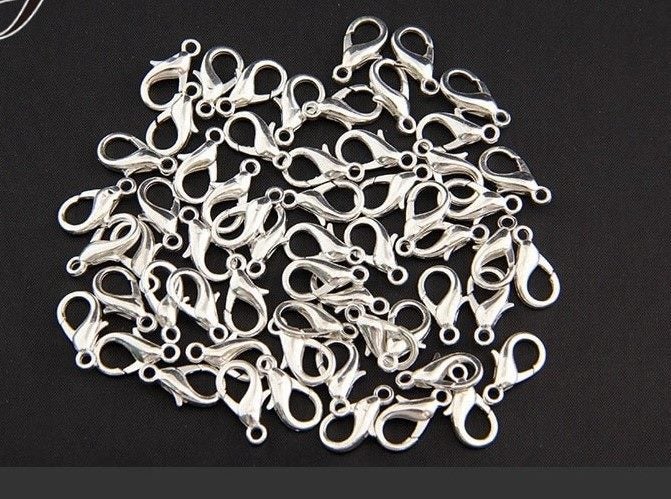 ** .925 Sterling Silver Lobster Clasps 12mm (x12) ** Carousel 1