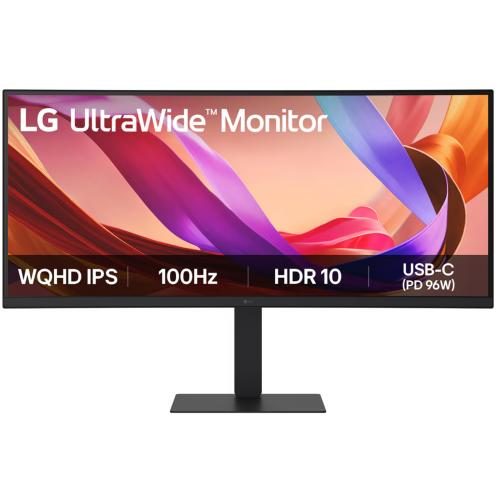 LG 34U650A-B 34" Curved IPS Ultrawide USB-C Docking Monitor 3440x1440 - HDMI + Carousel 1