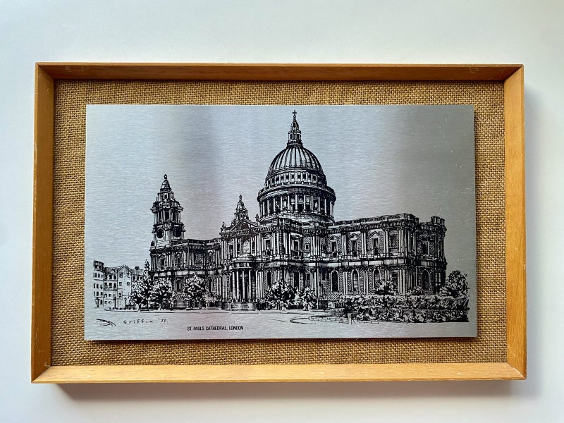 Vintage Metal Wall Art - St. Paul’s Cathedral Carousel 1