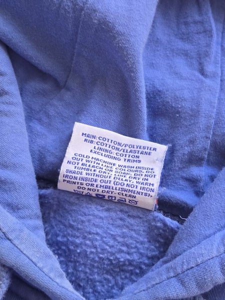 CHAMPION - Blue Logo Hoodie Sz S Carousel 7