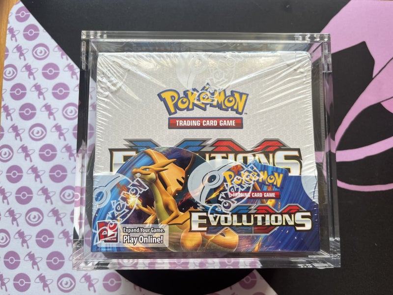 Pokemon XY Evolutions Booster Box Factory Sealed with Acrylic Case Carousel 1