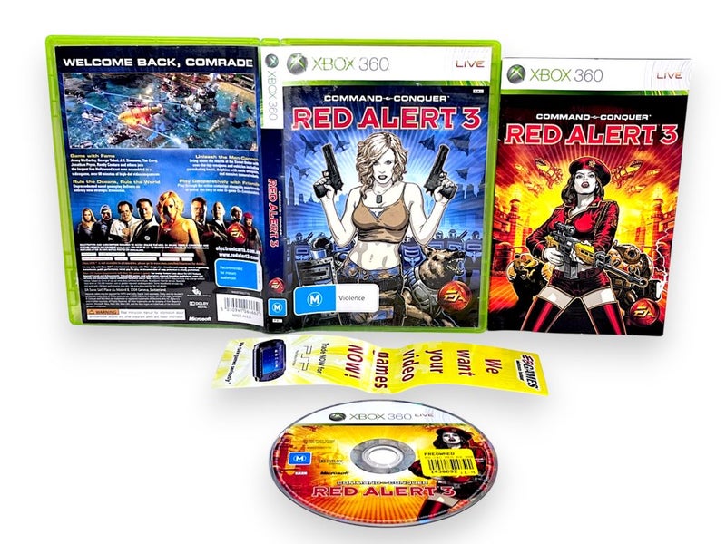Command & Conquer: RED ALERT 3 (Xbox 360) *EXCELLENT & COMPLETE* Carousel 1