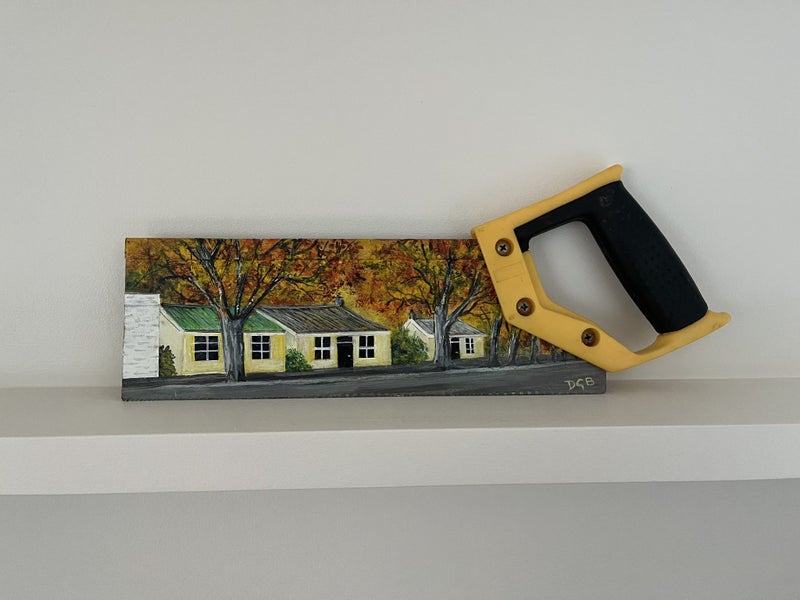 One-of-a-Kind Hand Painted Saw – Rustic Statement Piece Carousel 2