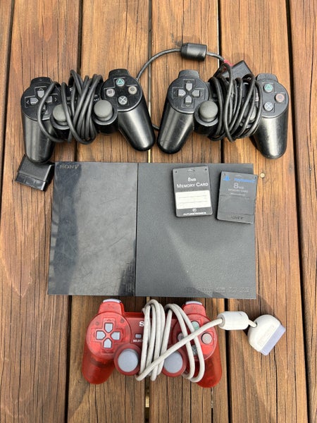 PlayStation 2 Bundle – Console 3 Controllers Memory Cards + HDMI Adapter Carousel 1