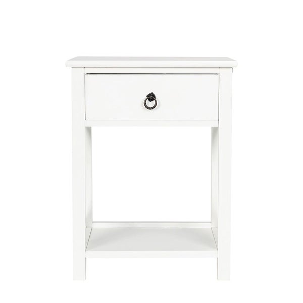 Levede 2X Bedside Tables Drawers Side Carousel 1