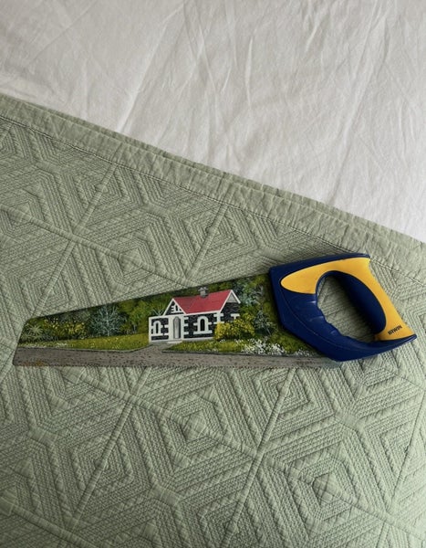 One of a kind hand painted Saw Carousel 2