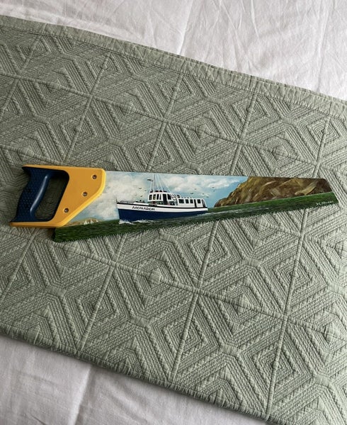 One of a kind hand painted Saw Carousel 1