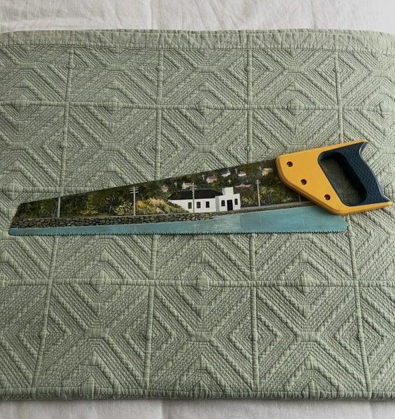 One of a kind hand painted Saw Carousel 2