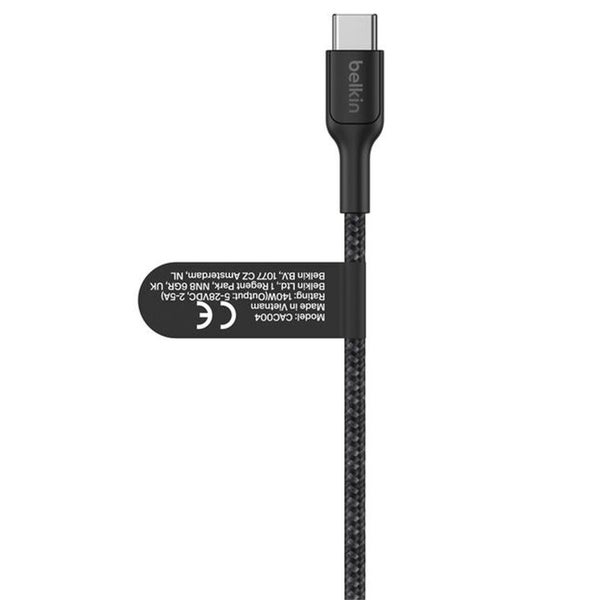 Belkin BoostCharge Pro 140W Dual USB-C to C Cable - Black -1.5M (Black) Carousel 4