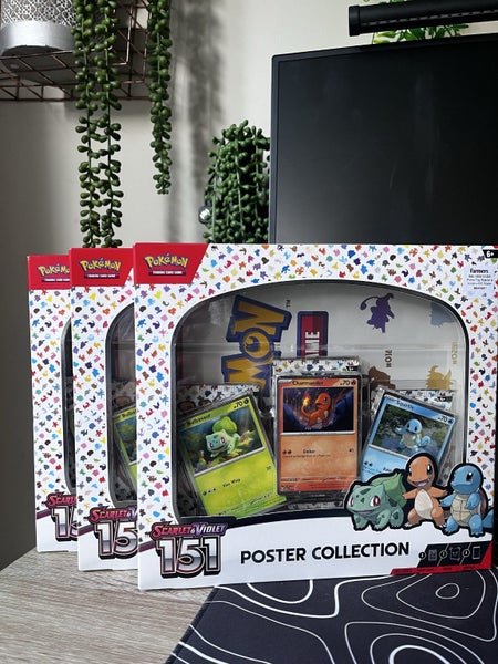 3x 151 Pokemon TCG Poster Collections Carousel 1