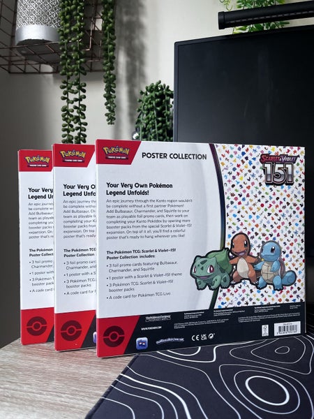 3x 151 Pokemon TCG Poster Collections Carousel 2