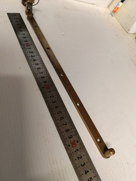 Antique brass casement window stays no Carousel 8