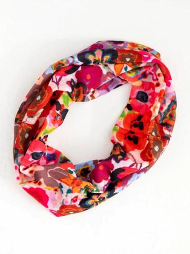 Half Boho Bandeau - Meadow Pink Carousel 2