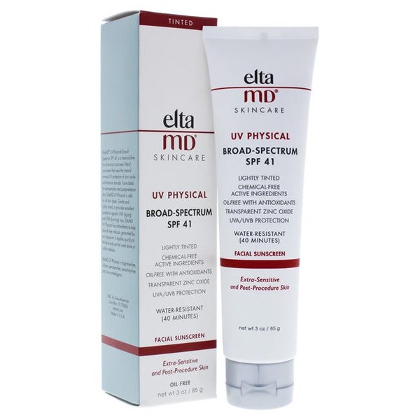 EltaMD UV Physical Broad-Spectrum SPF 41 by EltaMD for Unisex - 3 oz Sunscreen Carousel 1