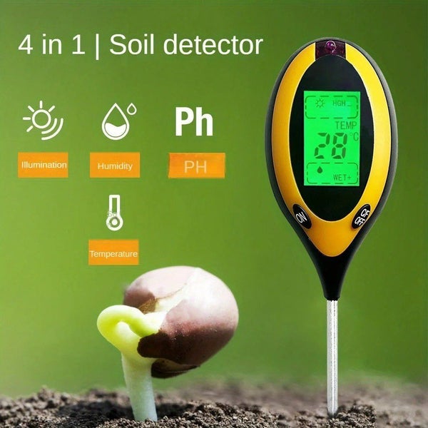 4-in-1 PH Tester Soil Water Moisture Light Test Meter Carousel 1