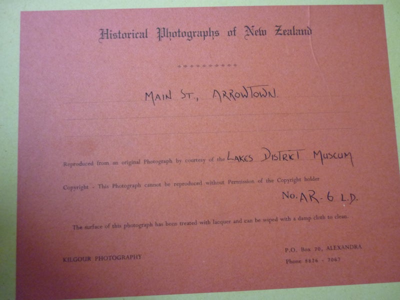 ARROWTOWN EARLY DAYS FRAMED VINTAGE PHOTO PRINT. Carousel 4